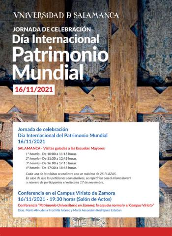 Conferencia sobre el patrimonio universitario de Zamora como parte de las actividades organizadas por la USAL para conmemorar el Día Internacional del Patrimonio
